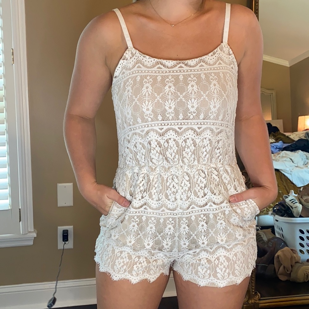 Lace romper